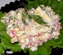 крабовый салат 